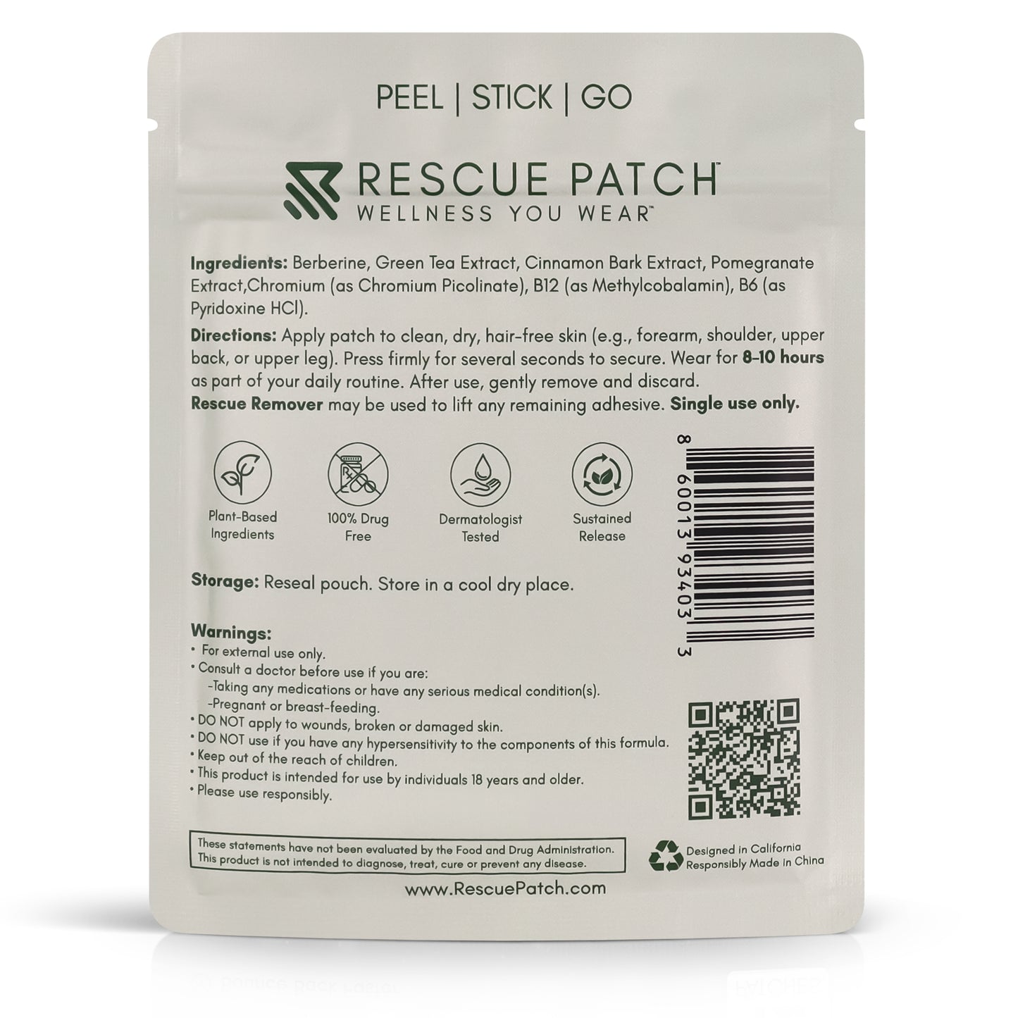 Metabolic Support Patch